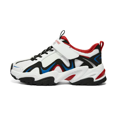 (Youth) Skechers Stamina V2 'White Black Red'