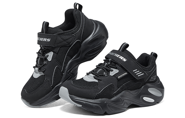 Shop (JR) 斯凯奇黑灰男童休闲鞋 405265L-BKGY