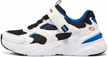(Youth) Skechers Boys Casual Shoe 'White Black Navy' 405269L-WBKB (Youth) Skechers Boys Casual Shoe 'White Black Navy' 405269L-WBKB