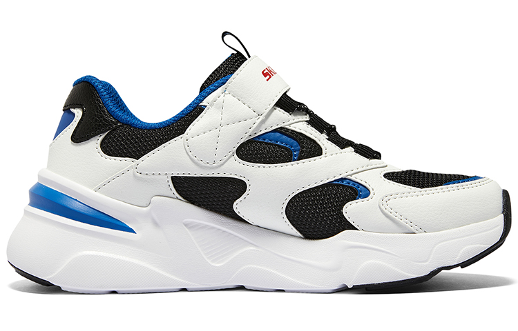 Order (JR) Skechers 男童休闲鞋 '白色/黑色/海军蓝' 405269L-WBKB