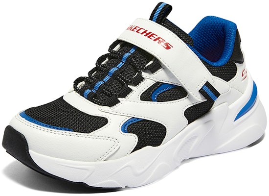 (Youth) Skechers Boys Casual Shoe 'White Black Navy' 405269L-WBKB Lookbook (Youth) Skechers Boys Casual Shoe 'White Black Navy' 405269L-WBKB