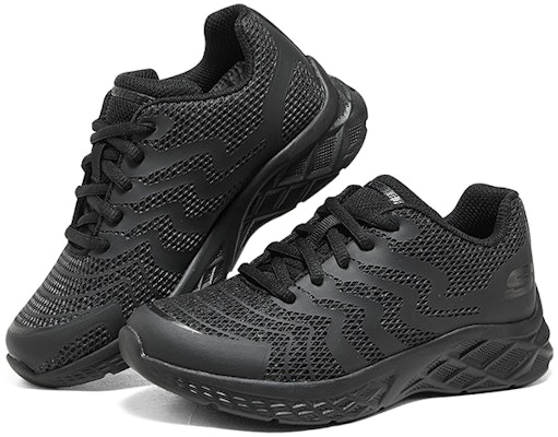 (JR) Skechers男童黑色低帮跑步鞋 403923L-BBK Shop (JR) Skechers男童黑色低帮跑步鞋 403923L-BBK