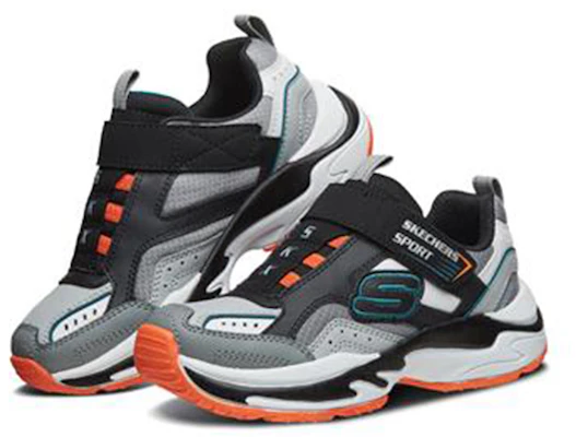 (Youth) Skechers Boys Low 'Black Magic Strap' 97825L-GYBK Lookbook (Youth) Skechers Boys Low 'Black Magic Strap' 97825L-GYBK
