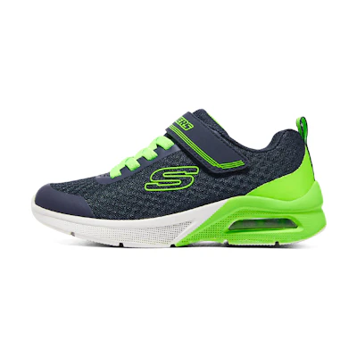 (Youth) Skechers Boys Low 'Blue Green Magic Strap'