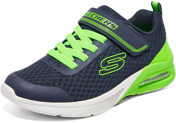 (Youth) Skechers Boys Low 'Blue Green Magic Strap' 403773L-NVLM Lookbook (Youth) Skechers Boys Low 'Blue Green Magic Strap' 403773L-NVLM