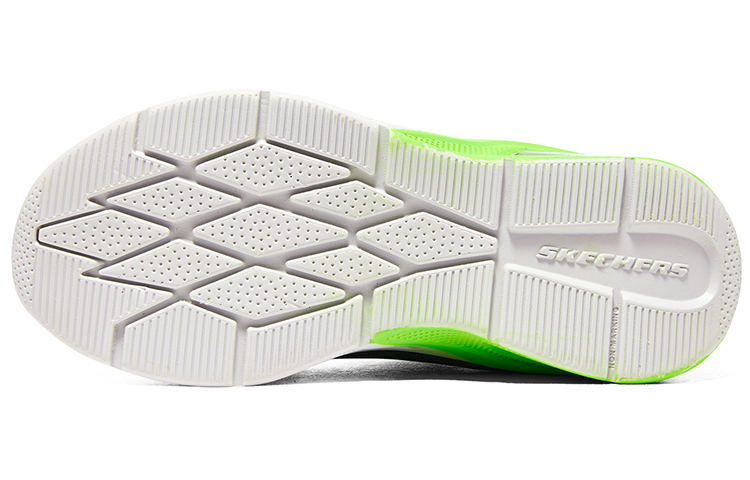 Details for (Youth) Skechers Boys Low 'Blue Green Magic Strap' 403773L-NVLM