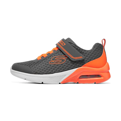 (Youth) Skechers Boys Low 'Grey Orange'