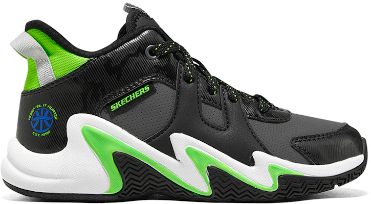 (Youth) Skechers Boys Low Basketball Shoes 'Black Lemon' 406054L-BKLM Order (Youth) Skechers Boys Low Basketball Shoes 'Black Lemon' 406054L-BKLM