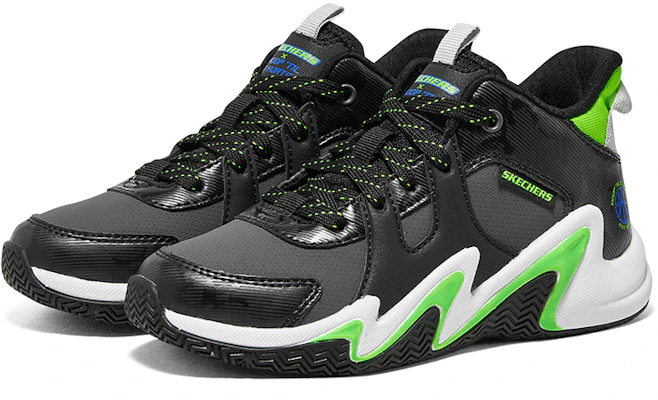 (Youth) Skechers Boys Low Basketball Shoes 'Black Lemon' 406054L-BKLM Shop (Youth) Skechers Boys Low Basketball Shoes 'Black Lemon' 406054L-BKLM