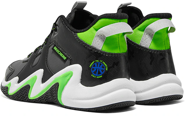 (Youth) Skechers Boys Low Basketball Shoes 'Black Lemon' 406054L-BKLM Purchase (Youth) Skechers Boys Low Basketball Shoes 'Black Lemon' 406054L-BKLM