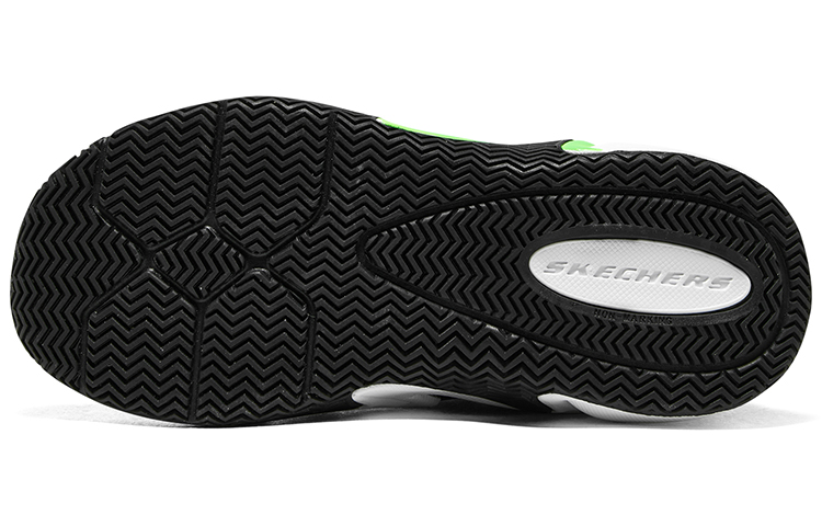 Details for (Youth) Skechers Boys Low Basketball Shoes 'Black Lemon' 406054L-BKLM
