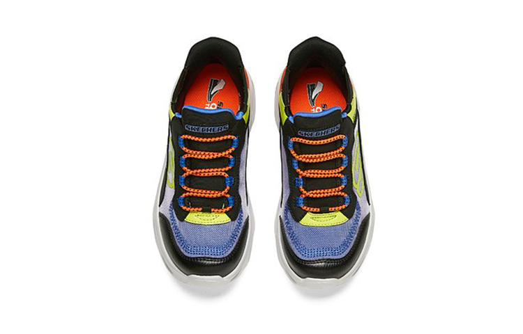 Lookbook 大童 Skechers 透氣運動休閒鞋 藍彩