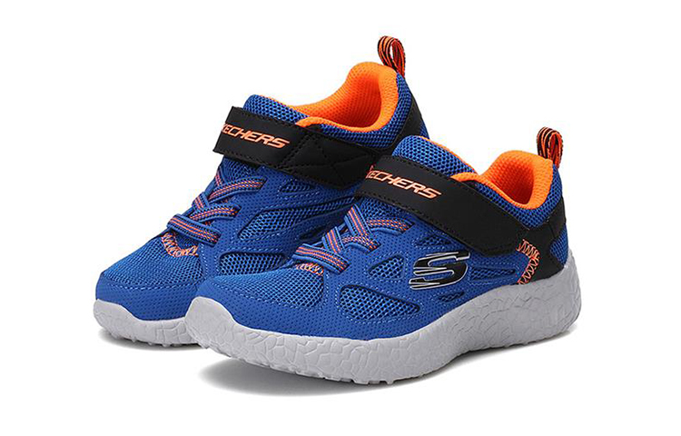 Lookbook (Youth) Skechers Burst Low 'Blue Black' 660004L-RYBK