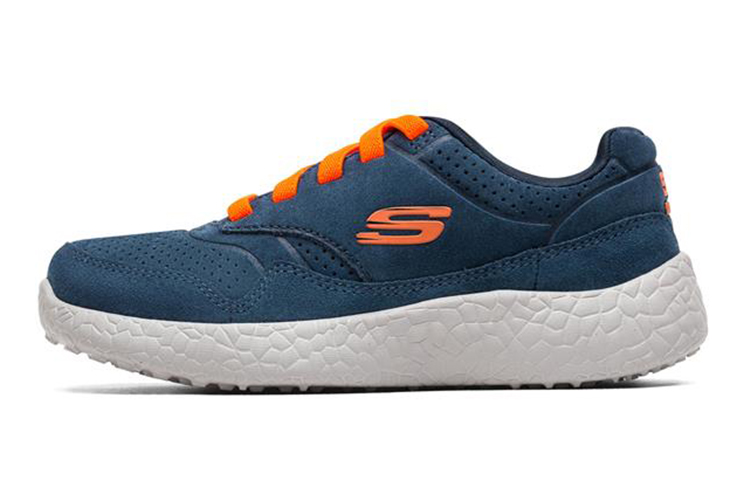 (Youth) Skechers Burst Low 'Blue Orange' 660015L-NVOR