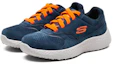 Lookbook (Youth) Skechers Burst Low 'Blue Orange' 660015L-NVOR
