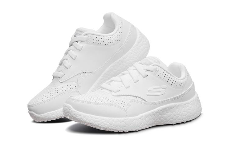 Lookbook (JR) Skechers Burst Rendah 'Putih' 660015L-WHT