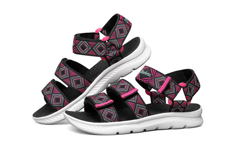 Lookbook (Youth) Skechers C-Flex Sandal 2.0 'Black Multicolor' 302098L-BKMT