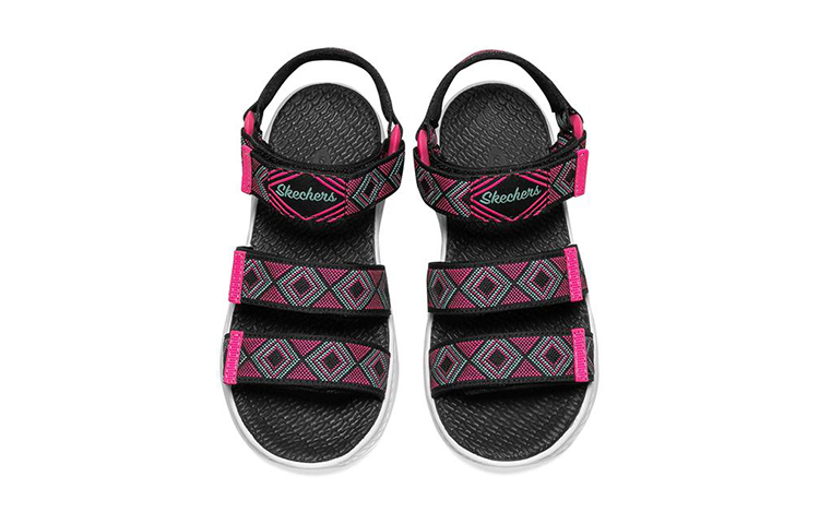 Shop (Youth) Skechers C-Flex Sandal 2.0 'Black Multicolor' 302098L-BKMT