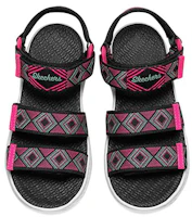 Shop 大童 Skechers C- Flex Sandal 2.0 魔術貼涼鞋 黑色混彩