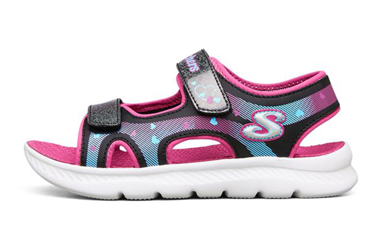 (Youth) Skechers C-Flex Sandal 2.0 'Black Peach' 302723L-BKHP