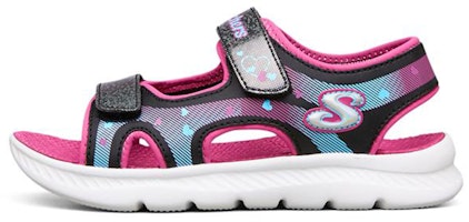 (Youth) Skechers C-Flex Sandal 2.0 'Black Peach' 302723L-BKHP (Youth) Skechers C-Flex Sandal 2.0 'Black Peach' 302723L-BKHP