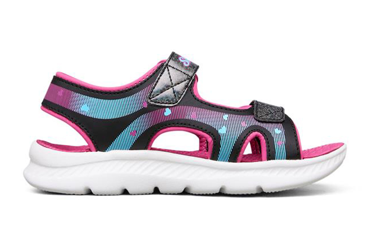Order (Youth) Skechers C-Flex Sandal 2.0 'Black Peach' 302723L-BKHP