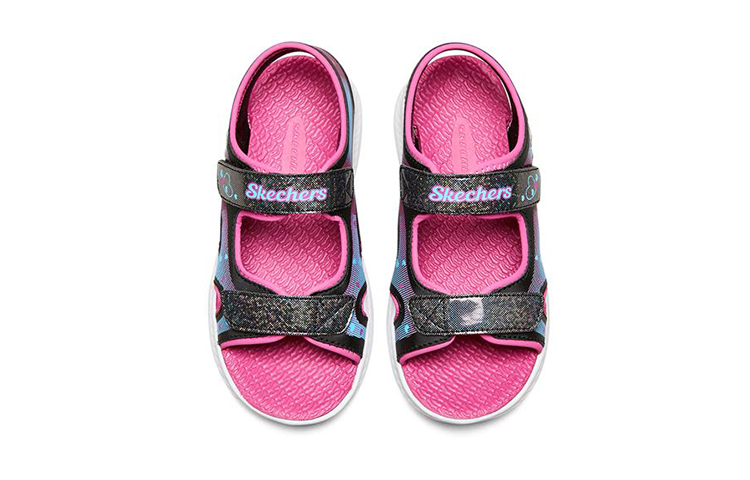 Shop (Youth) Skechers C-Flex Sandal 2.0 'Black Peach' 302723L-BKHP