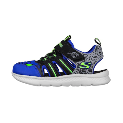 (Youth) Skechers C-Flex Sandal 2.0 'Dino-Rays Black Blue'