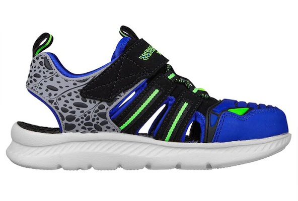(Youth) Skechers C-Flex Sandal 2.0 'Dino-Rays Black Blue' 400114L-BBLM Order (Youth) Skechers C-Flex Sandal 2.0 'Dino-Rays Black Blue' 400114L-BBLM