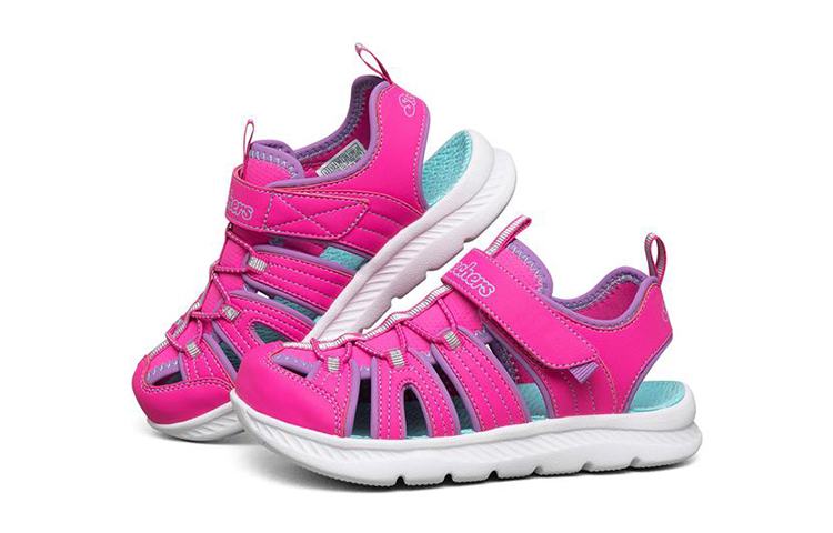 Lookbook (JR) 斯凯奇C-Flex 2.0凉鞋‘蜜桃粉’ 302100L-HTPK