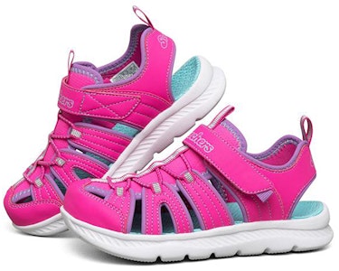 大童 Skechers C- Flex Sandal 2.0 魔術貼運動涼鞋 桃紅 Lookbook 大童 Skechers C- Flex Sandal 2.0 魔術貼運動涼鞋 桃紅