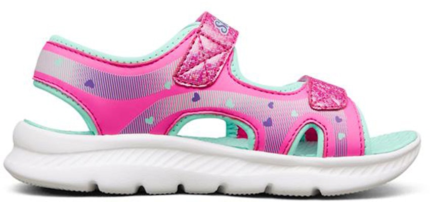 (Youth) Skechers C-Flex Sandal 2.0 'Pink Green' 302723L-PKTQ Order (Youth) Skechers C-Flex Sandal 2.0 'Pink Green' 302723L-PKTQ