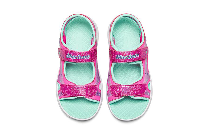 Shop (Youth) Skechers C-Flex Sandal 2.0 'Pink Green' 302723L-PKTQ