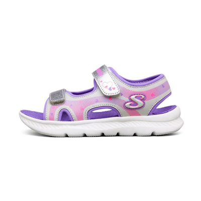 (Youth) Skechers C-Flex Sandal 2.0 'Silver Purple'