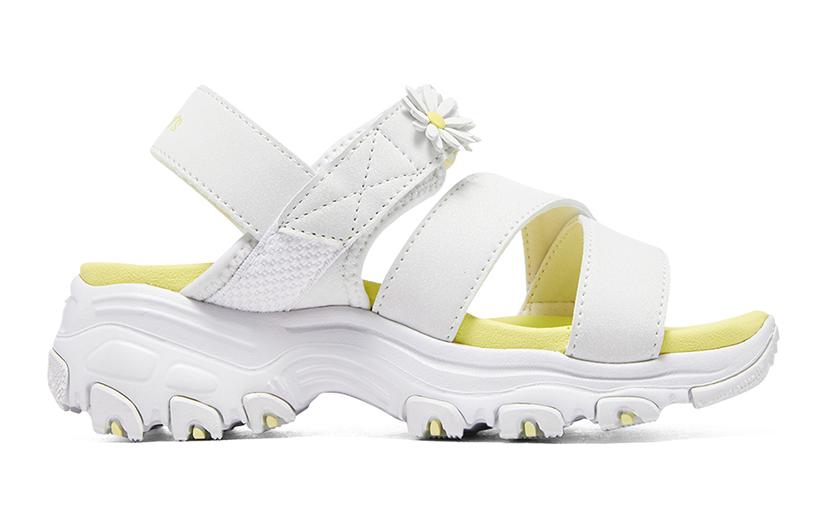 Order (Youth) Skechers C-Flex Sandal 2.0 'White Yellow' 303100L-WYL