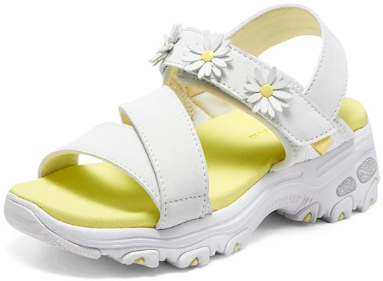 (Youth) Skechers C-Flex Sandal 2.0 'White Yellow' 303100L-WYL Lookbook (Youth) Skechers C-Flex Sandal 2.0 'White Yellow' 303100L-WYL