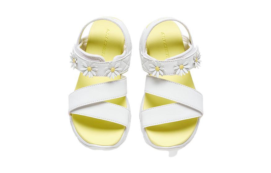Shop (Youth) Skechers C-Flex Sandal 2.0 'White Yellow' 303100L-WYL