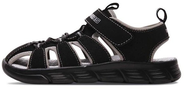 (JR) 斯凯奇 C-Flex 黑色凉鞋 97810L-BKSL Buy (JR) 斯凯奇 C-Flex 黑色凉鞋 97810L-BKSL