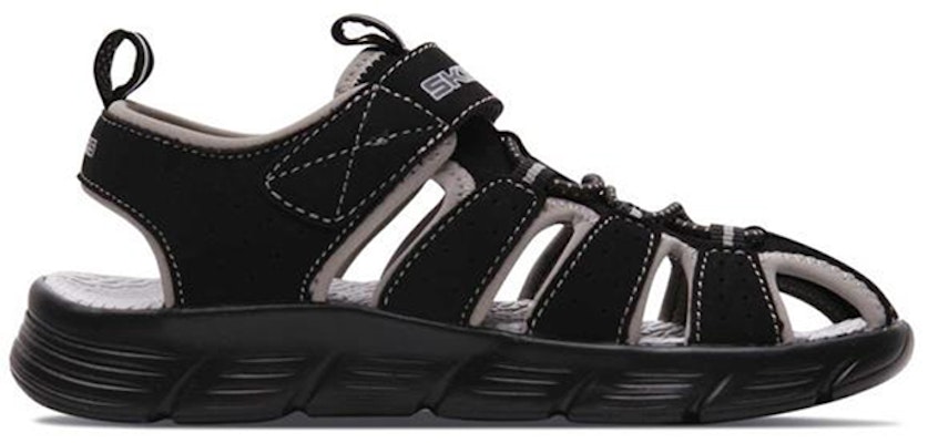 (Youth) Skechers C-Flex Sandal 'Black' 97810L-BKSL Order (Youth) Skechers C-Flex Sandal 'Black' 97810L-BKSL