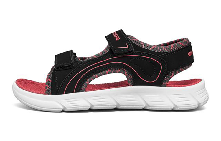 (Youth) Skechers C-Flex Sandal 'Black Green Red' 97815L-BGRD