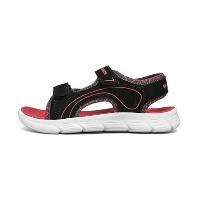(Youth) Skechers C-Flex Sandal 'Black Green Red'