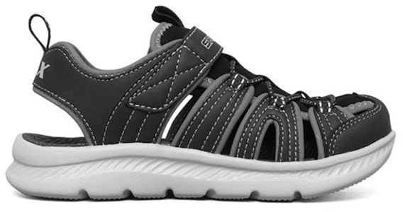 (JR) Skechers C-Flex Sandal 'Hitam Kelabu' 400041L-BKGY Order (JR) Skechers C-Flex Sandal 'Hitam Kelabu' 400041L-BKGY