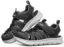 大童 Skechers C-Flex 涼鞋 黑灰色 Lookbook 大童 Skechers C-Flex 涼鞋 黑灰色