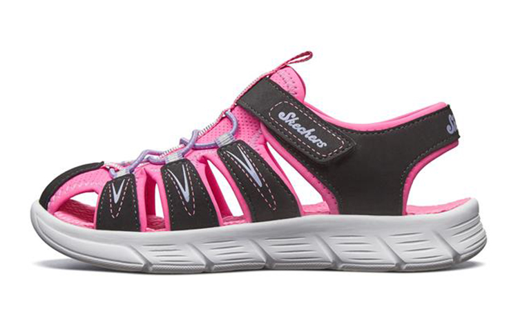 (Youth) Skechers C-Flex Sandal 'Black Hyper' 86939L-BKHP