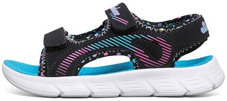 (Youth) Skechers C-Flex Sandal 'Black Multi' 86980L-BKMT (Youth) Skechers C-Flex Sandal 'Black Multi' 86980L-BKMT
