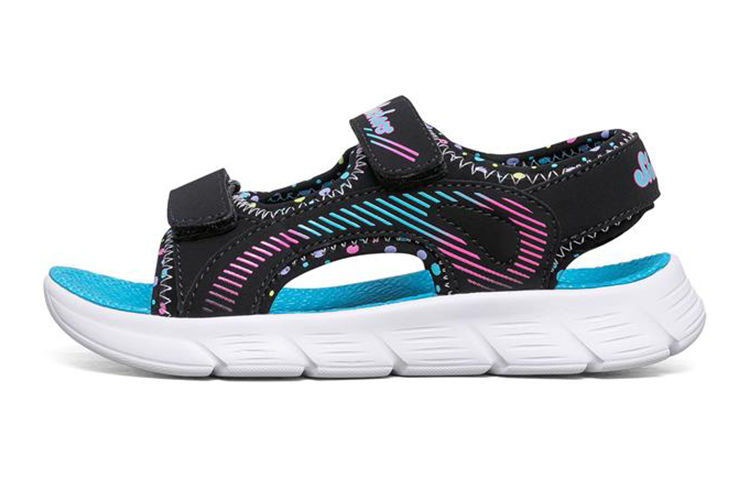 (Youth) Skechers C-Flex Sandal 'Black Multi' 86980L-BKMT