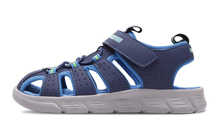 (Youth) Skechers C-Flex Sandal 'Blue' 97810L-NVBL