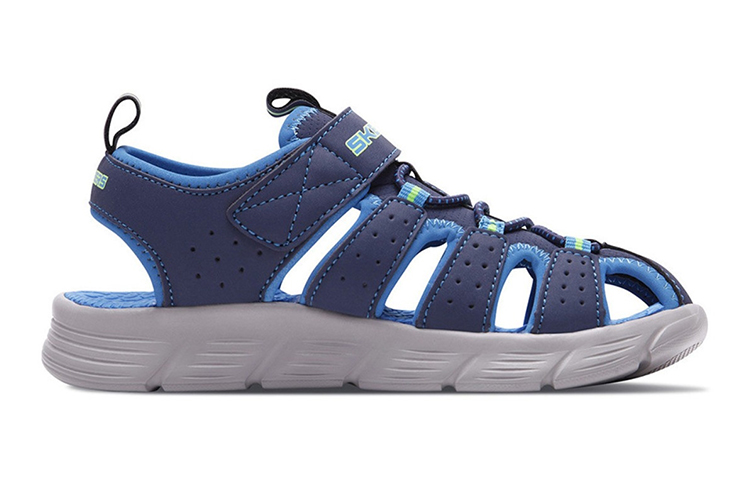 Order (JR) Skechers C-Flex Sandal 'Biru' 97810L-NVBL