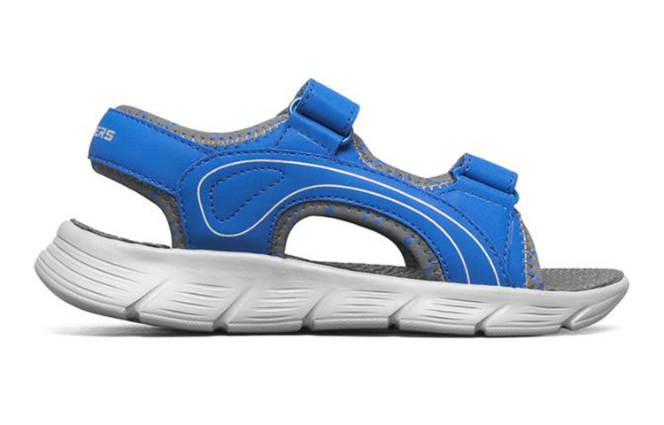 Order (Youth) Skechers C-Flex Sandal 'Blue Grey' 97815L-BLGY