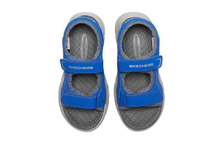 Shop (Youth) Skechers C-Flex Sandal 'Blue Grey' 97815L-BLGY